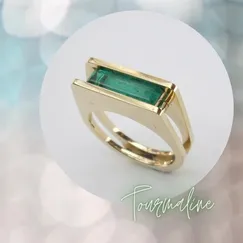 Nhẫn Vàng 18k Đá Tourmaline  20080920 | Trang sức cao cấp đá thiên nhiên CTjade