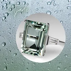 Nhẫn Bạc Đá Prasiolite  20080922 | Trang sức cao cấp đá thiên nhiên CTjade