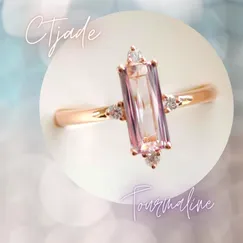 Nhẫn Vàng 18k Đá Tourmaline  20080927 | Trang sức cao cấp đá thiên nhiên CTjade