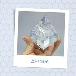Mẫu P2107028B Kim Tự Tháp Đá Thiên nhiên Artgem