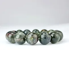 2105219 Trang sức phong thủy hộ mệnh bình an & thịnh vượng, đá thạch anh tóc xanh thiên nhiên CTjade