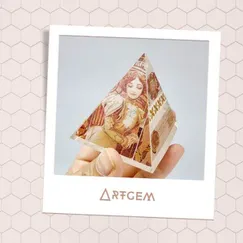 Mẫu P2110261 Kim Tự Tháp Đá Thiên nhiên Artgem