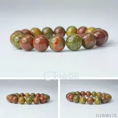 G1908175 Trang sức phong thủy hộ mệnh vòng tay đá Ocean Jasper Thiên Nhiên CTjade