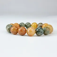 19092351 Trang sức đá năng lượng thạch anh đại dương Ocean Jasper 12ly CTjade, đá thiên nhiên 100%