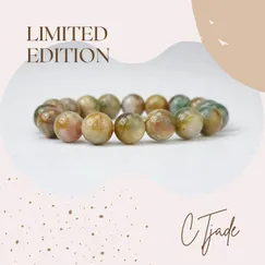 2110043 Trang sức phong thủy hộ mệnh vòng tay đá Thạch tủy thiên nhiên CTjade