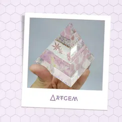 Mẫu P2107029B Kim Tự Tháp Đá Thiên nhiên Artgem