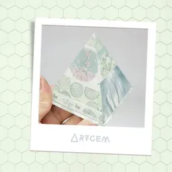 Mẫu P2006152B Kim Tự Tháp Đá Thiên nhiên Artgem