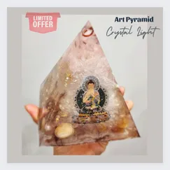 Mẫu 2210302 Kim tự tháp phong thủy, kim tự tháp năng lượng Crystal Light, Orgonite Crystal Light