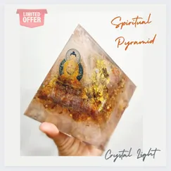 Mẫu 2210305 Kim tự tháp phong thủy, kim tự tháp năng lượng Crystal Light, Orgonite Crystal Light