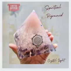 Mẫu 2210312 Kim tự tháp phong thủy, kim tự tháp năng lượng Crystal Light, Orgonite Crystal Light
