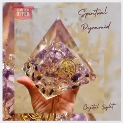 Mẫu 2210311 Kim tự tháp phong thủy, kim tự tháp năng lượng Crystal Light, Orgonite Crystal Light