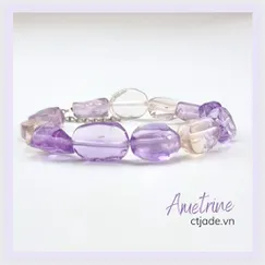Mẫu 2212243 | Sản phẩm đồng giá 240k | Trang sức phong thủy hộ mệnh vòng tay Ametrine | CTjade