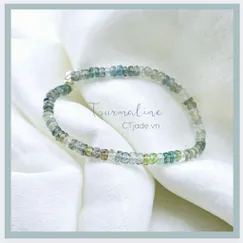 Mẫu số 2303129 Trang sức đá phong thủy hộ mệnh bình an, vòng tay đá Tourmaline thiên nhiên CTjade