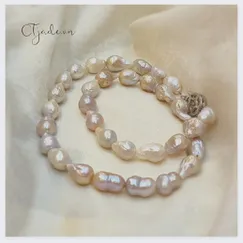 Mẫu số 2303201 - Trang sức phong thủy hộ mệnh vòng cổ Ngọc Trai Thiên Nhiên CTjade