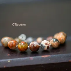 Mẫu 2407291 Trang Sức Phong Thủy Hộ Mệnh | Vòng Tay Đá Ocean Jasper | Trang sức thương hiệu Việt CTjade