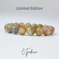 2110046 Trang sức phong thủy hộ mệnh vòng tay đá Thạch tủy thiên nhiên CTjade