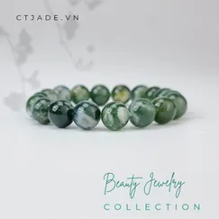 2110056 Trang sức phong thủy hộ mệnh vòng tay đá Thạch tủy thiên nhiên CTjade