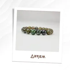 2110223 Vòng tay đá thiên nhiên Jasper Artgem, giới hạn phiên bản