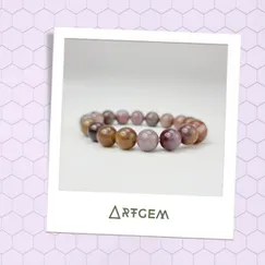 2110225 Vòng tay đá thiên nhiên Jasper Artgem, giới hạn phiên bản