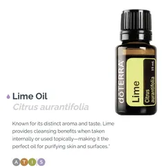 Doterra Tinh Dầu Chanh Lime Oil  Citrus aurantifolia 15ml