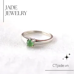 Mẫu 32203259 | Nhẫn Ngọc Cẩm Thạch | Trang sức đá thiên nhiên cao cấp CTjade