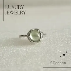 Mẫu 32203257 | Nhẫn Ngọc Cẩm Thạch | Trang sức đá thiên nhiên cao cấp CTjade