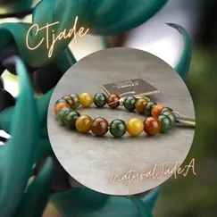 Mẫu Vòng Tay  20080803 Đá Cẩm Thạch Miến Điện| CTjade