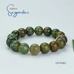 Mẫu 1911043 | Vòng Tay Đá Indian Agate 12ly | Trang sức cao cấp thương hiệu Việt Saigonistar