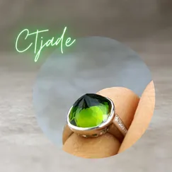 Nhẫn Bạc đá Opsidian  20080420 | Trang sức cao cấp đá thiên nhiên CTjade