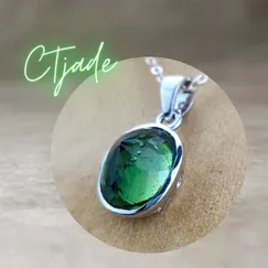 Mặt dây chuyền đá Opsidian  20080421 | Trang sức cao cấp đá thiên nhiên CTjade