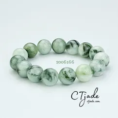 Mẫu Vòng Tay Đá Cẩm Thạch 14ly | T2006166 | Trang sức cao cấp thương hiệu Việt CTjade