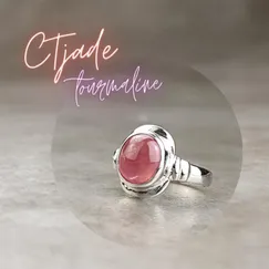 Nhẫn Bạc đá Tourmaline  20080708 | Trang sức cao cấp đá thiên nhiên CTjade