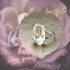 Nhẫn Bạc đá Thạch Anh Trắng  Mẫu 20080705 | Trang sức cao cấp đá thiên nhiên CTjade