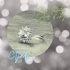 Nhẫn Bạc đá Thạch Anh Trắng Mẫu 20080408 | Trang sức cao cấp đá thiên nhiên CTjade