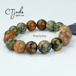 Vòng Tay Đá Ocean Jasper 12ly | Mẫu 81909233 | Trang sức cao cấp thương hiệu Việt CTjade