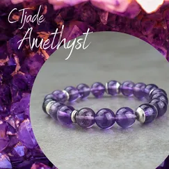 Vòng Tay Đá Amethyst | Mẫu 20091109 | Trang Sức Cao Cấp Thương Hiệu Việt CTjade