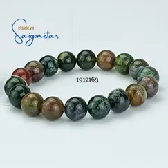 Mẫu 1912163 | Vòng Tay Đá Indian Agate 10ly | Trang sức cao cấp thương hiệu Việt Saigonistar