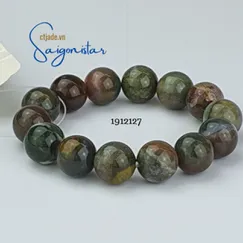 Mẫu 1912127 | Vòng Tay Đá Indian Agate 12ly | Trang sức cao cấp thương hiệu Việt Saigonistar
