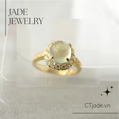 Mẫu 32203253 | Nhẫn đá Cẩm Thạch | Trang sức đá thiên nhiên cao cấp CTjade