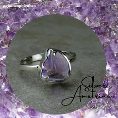 Nhẫn  Bạc Ametrine  Mẫu 20092001 |  Trang Sức Đá CTjade