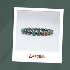 Mẫu 2110199 Vòng tay đá thiên nhiên, trang sức đá phong thủy CTjade