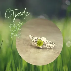 Nhẫn Bạc đá Peridot  20080418 | Trang sức cao cấp đá thiên nhiên CTjade