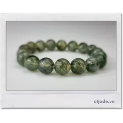 Mẫu A2106111 | Trang Sức Phong Thủy CTjade Vòng Tay Moss Agate | Ngọc Băng Tảo