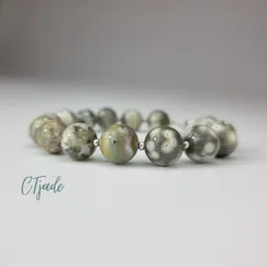 Mẫu 2106255 Trang Sức Phong Thủy Hộ Mệnh | Vòng Tay Đá Ocean Jasper | CTjade