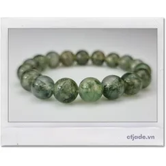 Mẫu A2106105 | Trang Sức Phong Thủy CTjade Vòng Tay Moss Agate | Ngọc Băng Tảo