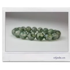 Mẫu A2106107 | Trang Sức Phong Thủy CTjade Vòng Tay Moss Agate | Ngọc Băng Tảo