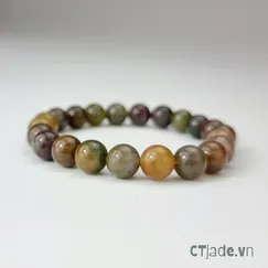 C2107118  Vòng Tay Đá Chalcedony CTjade | Trang Sức Phong Thủy Đá Thiên Nhiên