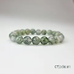 Mẫu C2107118 | Vòng Tay Ngọc Băng Tảo CTjade Vòng Tay Moss Agate