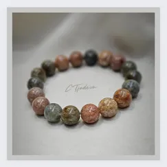 Mẫu 2006196 Trang sức phong thủy hộ mệnh, vòng tay đá Jasper CTjade