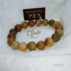 Mẫu Vòng Cẩm Thạch Đá Cẩm Thạch Màu Vàng Đẹp 10ly | CTjade | 1108187